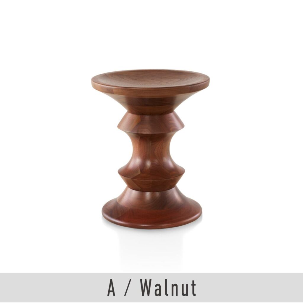 イームズ ターンドスツール / A / ウォルナット / Eames Turned Stool / チャールズ＆レイ・イームズ / Herman Miller（ハーマンミラー）/ スツール / サイドテーブル / 正規販売店