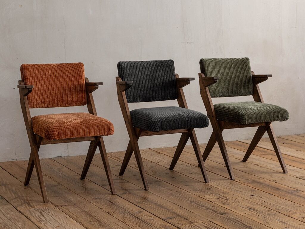 ZETT CHAIR / ゼット チェア 肘付（WF-2 / ジャガード）