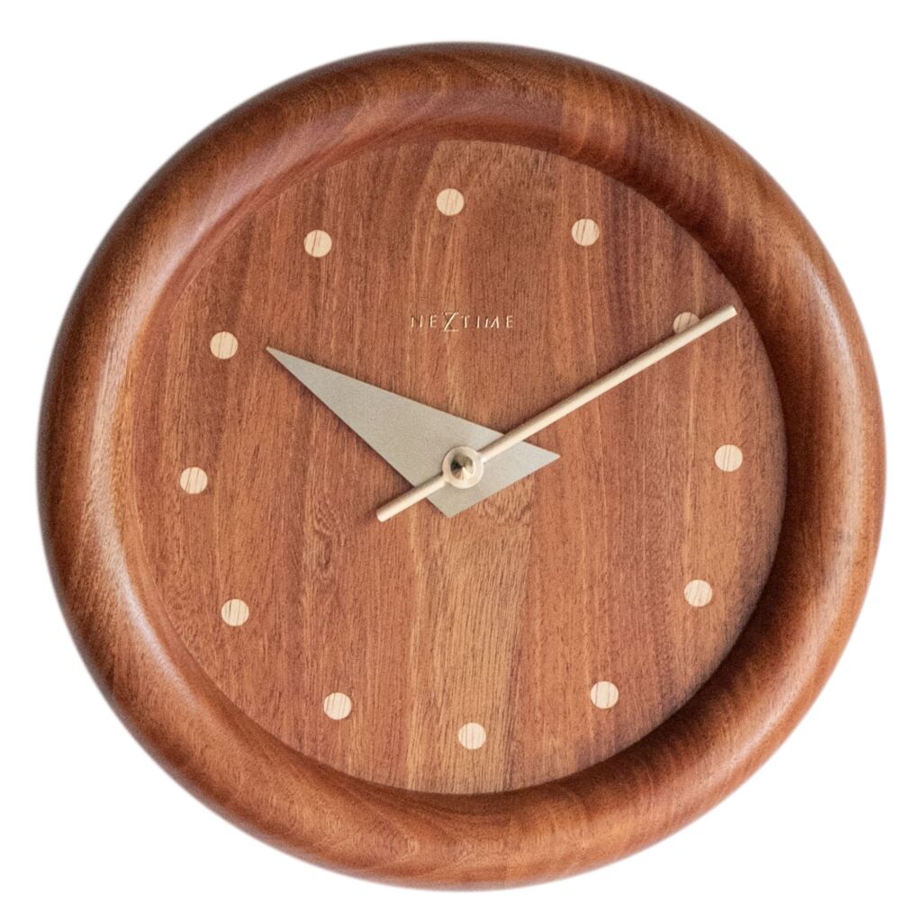 ★!PT10倍還元!★【エル・コミューン】ネクスタイム DOWEL CIRCLE 掛け時計 NXT-J029 《掛け時計/新居/インテリア/ギフト/お祝い/事務所/プレゼント/》