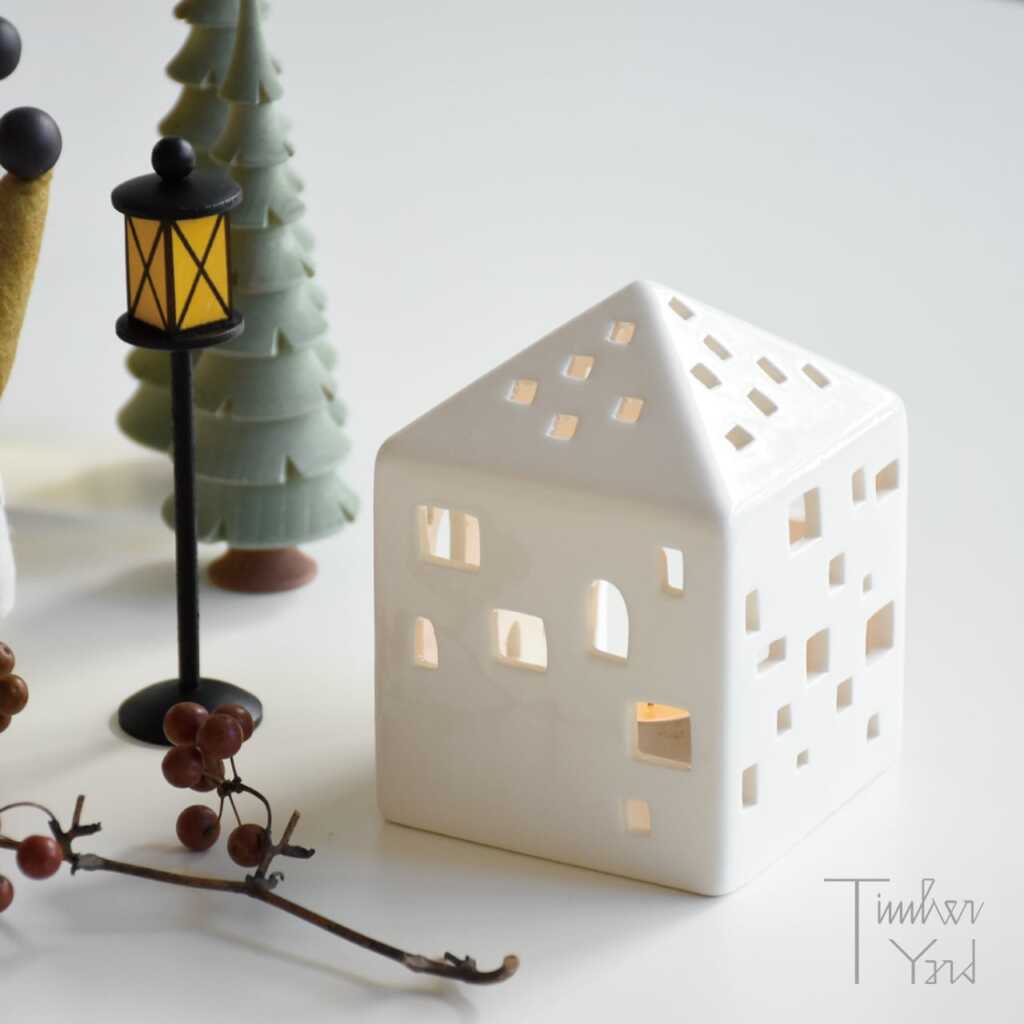 【ONLINE限定】Urbania タウンハウス / H12.5 cm / Kähler（ケーラー）/ アーバニア / Town house / キャンドルホルダー / 北欧 / クリスマス / 正規販売店