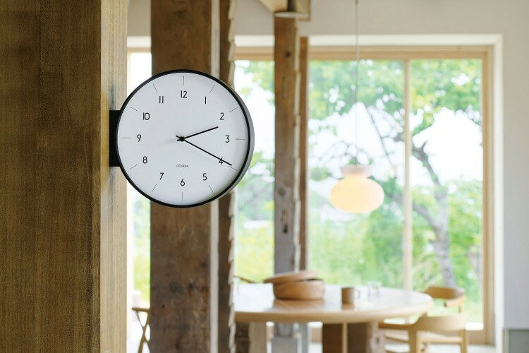 ※ブラック6月上旬再入荷 Aarno アールノ ウォールクロック インターフォルム 壁掛け時計 掛け時計 おしゃれ 北欧 かわいい 掛時計 時計 壁時計 シンプル ナチュラル インテリア リビング ダイニング レトロ アンティーク クラシカル 一人暮らし 新築