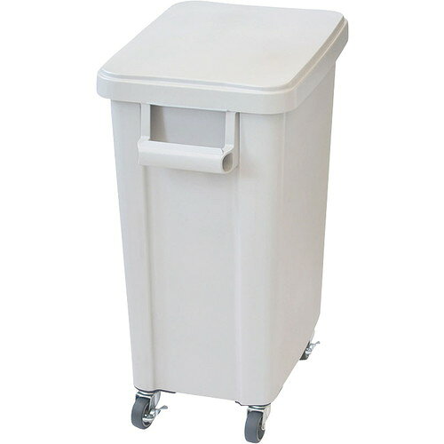 ☆ ゴミ箱 ☆ 厨房用キャスターペール45L 排水栓付 グレー [ 505 x 305 x H595mm ] 【 レストラン ホテル 飲食店 調理小物 業務用 】