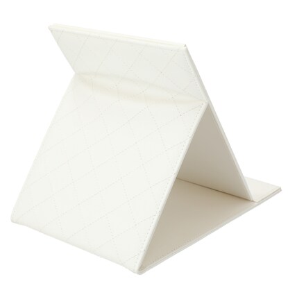 【デコホーム商品】折立ミラー(ラティス WH L) [3]