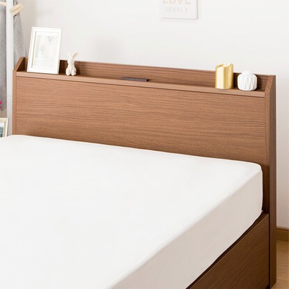 セミダブルベッドフレーム(ヴァイン 深型/MBR) | Sizeee