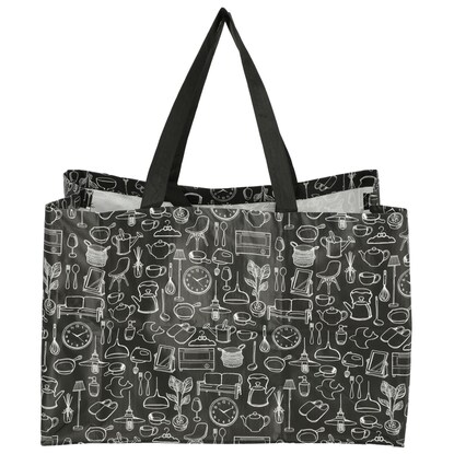 マイバッグ 総柄 PP111(ブラック/L) [4]