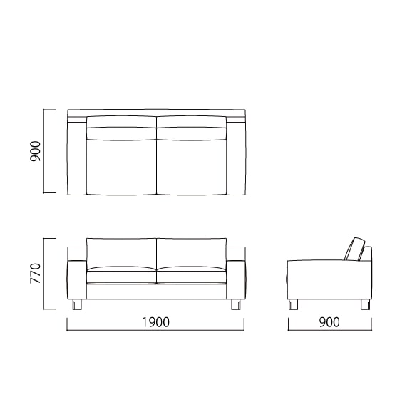 SERIEUX SOFA 1900 CAMEL [2]