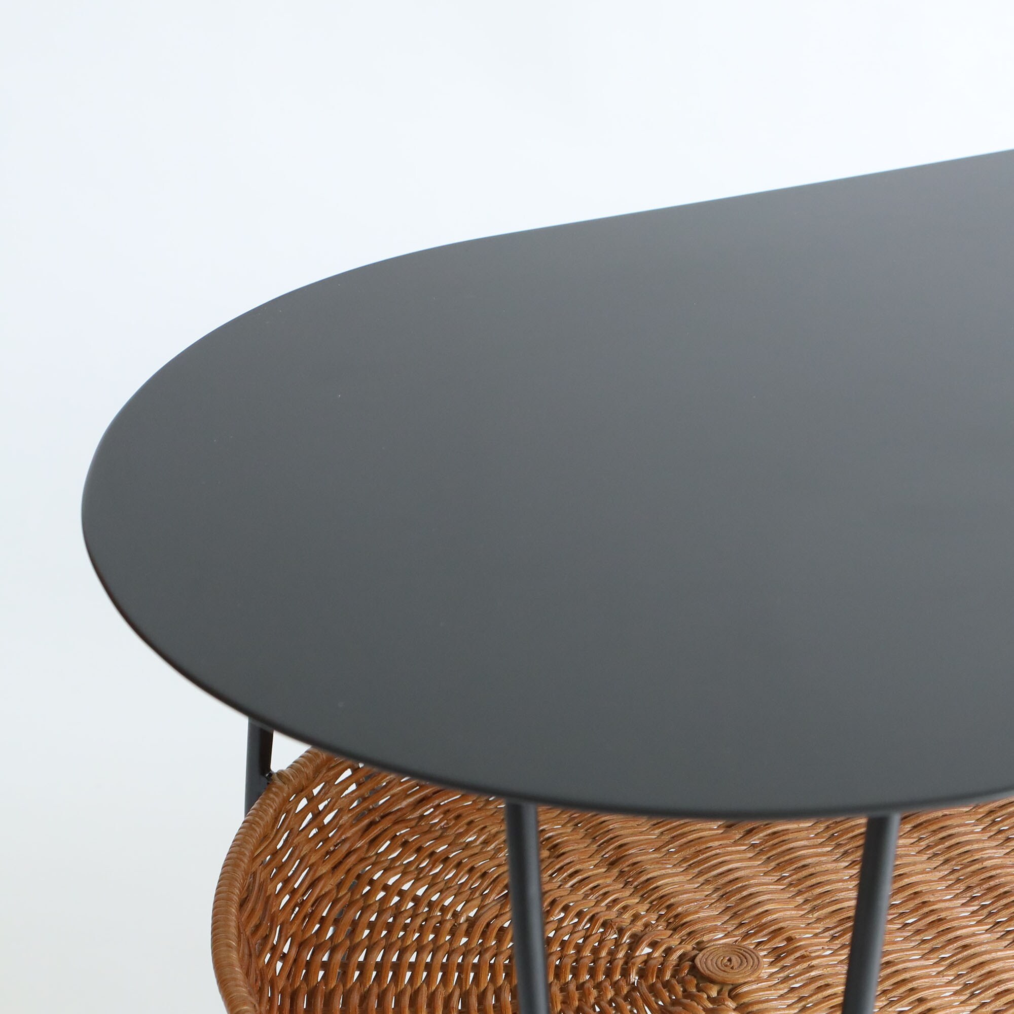 [IDEE]WALLABY LOW TABLE OVAL BLACK [3]