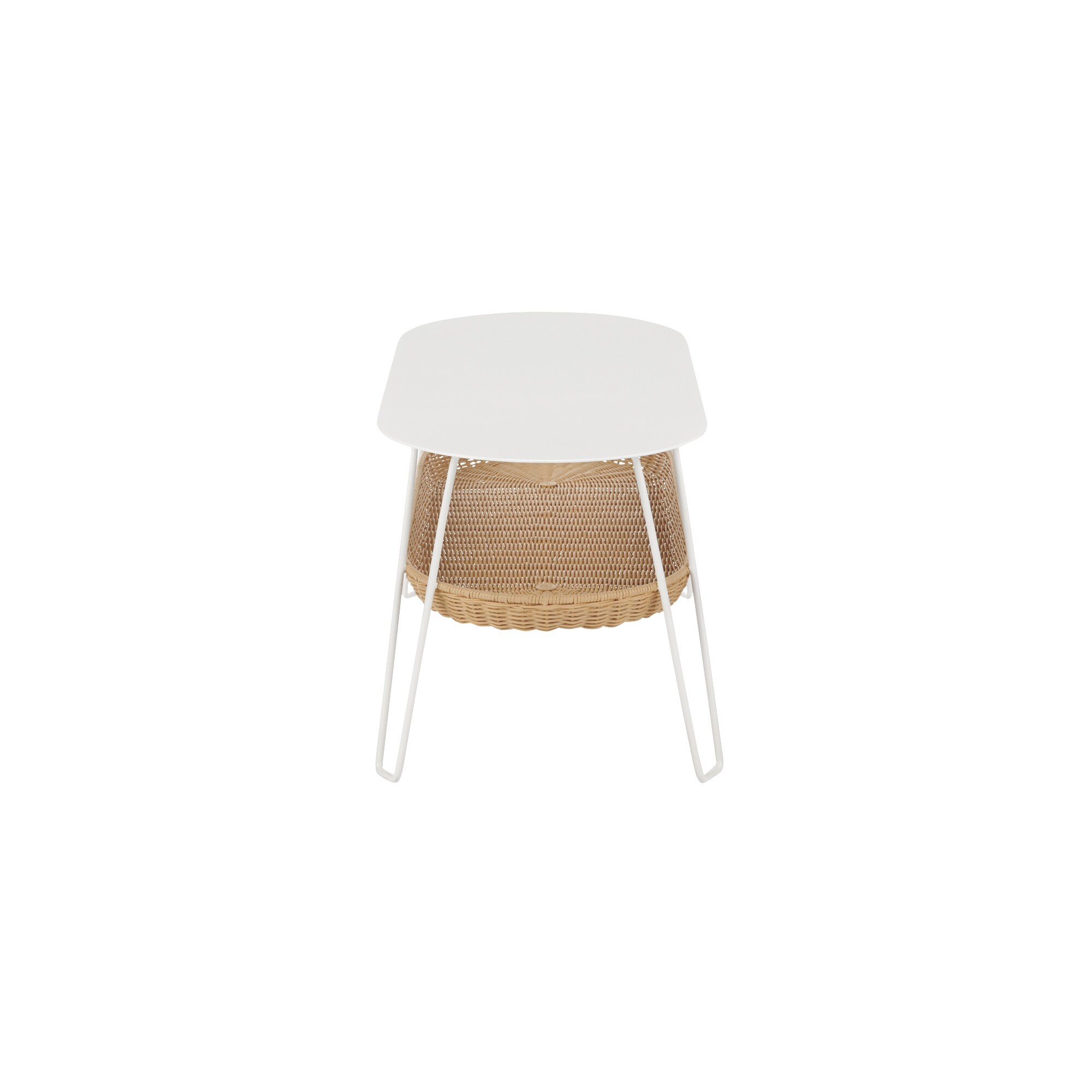 [IDEE]WALLABY LOW TABLE OVAL WHITE [2]