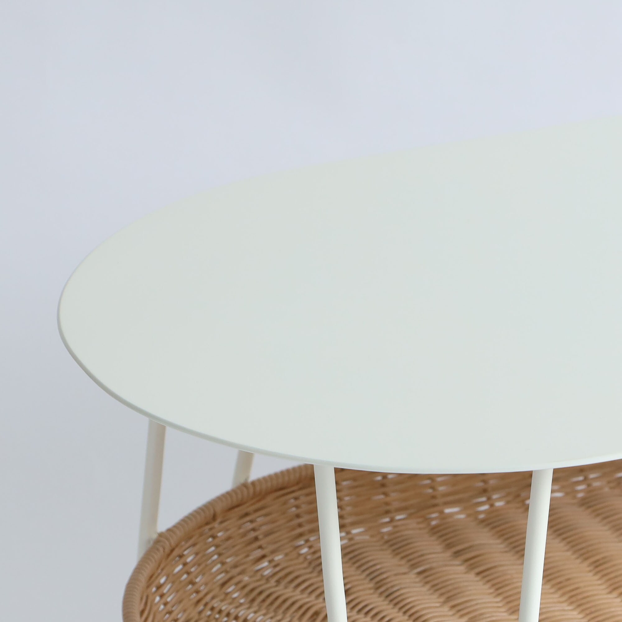 [IDEE]WALLABY LOW TABLE OVAL WHITE [3]