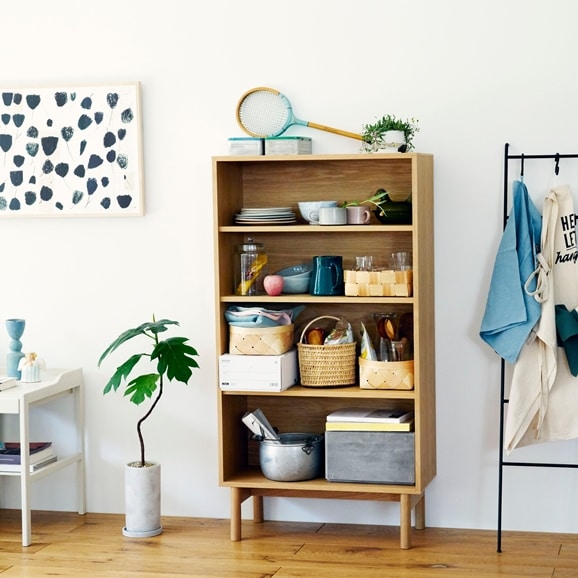 [IDEE]STILT SHELF TALL Natural [3]