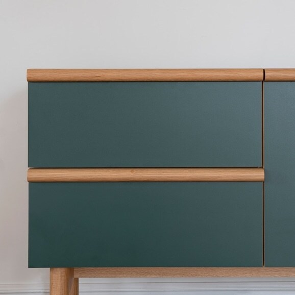 [IDEE]STILT SIDEBOARD L GREEN BLACK [3]