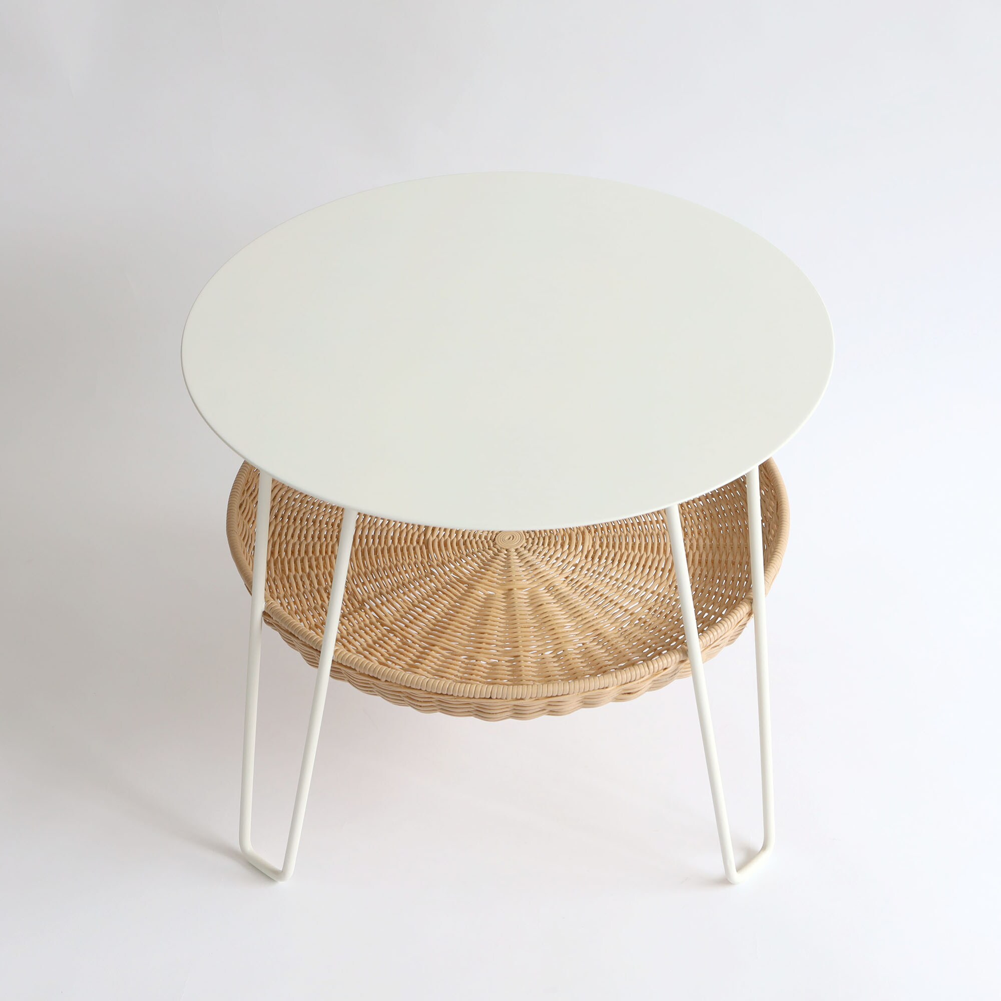 [IDEE]WALLABY LOW TABLE ROUND WHITE [2]