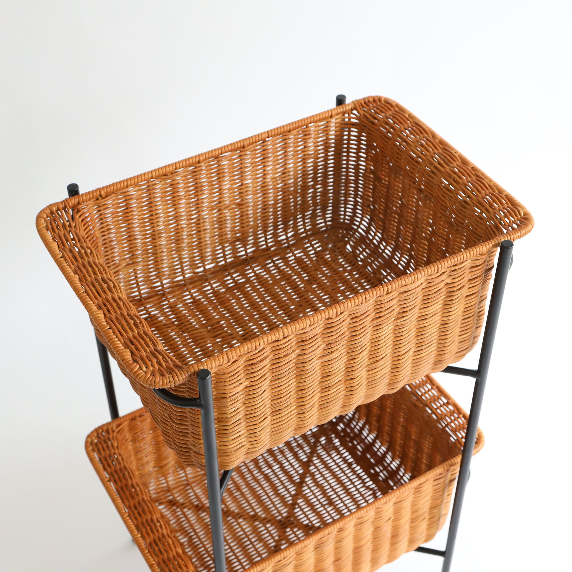 [IDEE]WALLABY BASKET STAND Black [3]