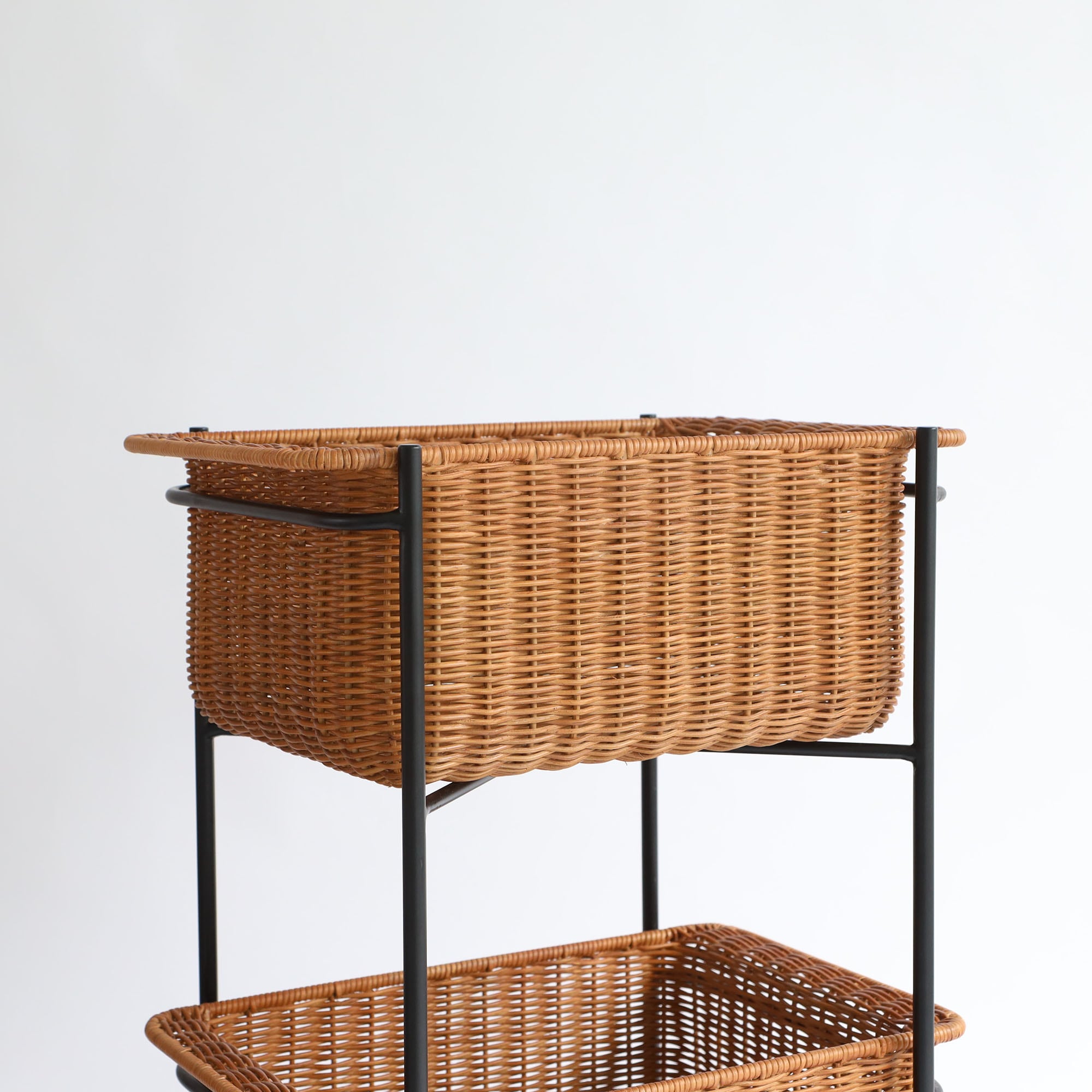 [IDEE]WALLABY BASKET STAND Black [4]