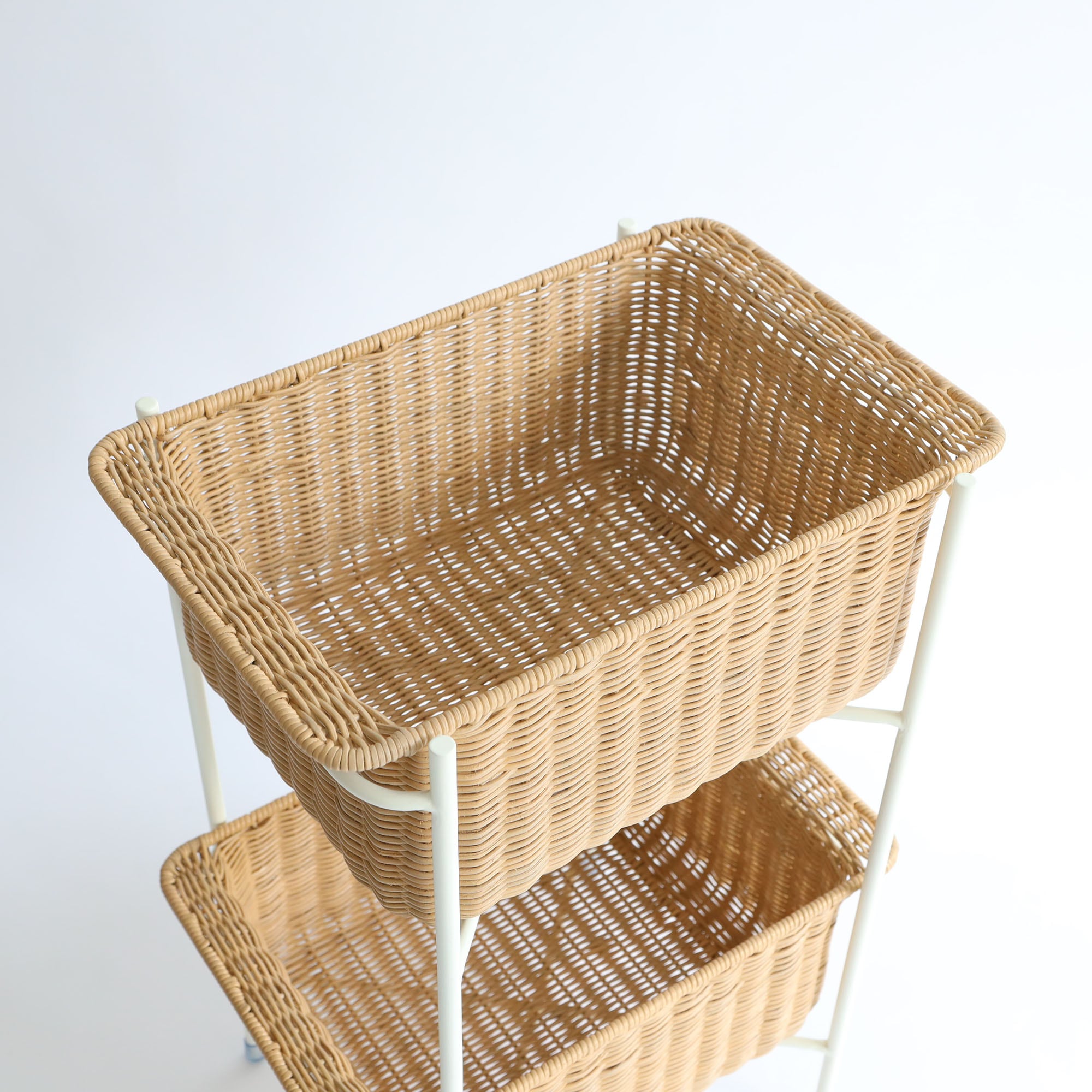 [IDEE]WALLABY BASKET STAND White [3]