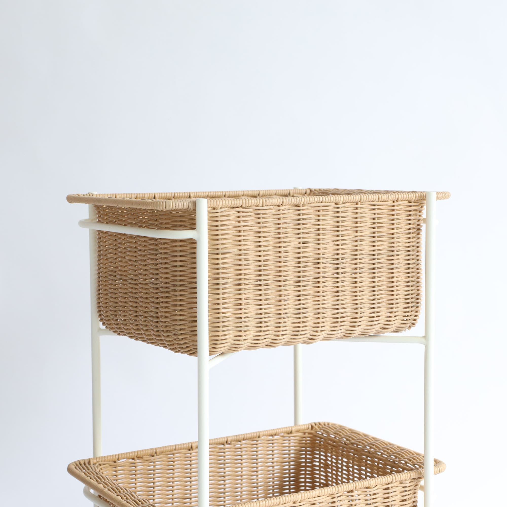 [IDEE]WALLABY BASKET STAND White [4]