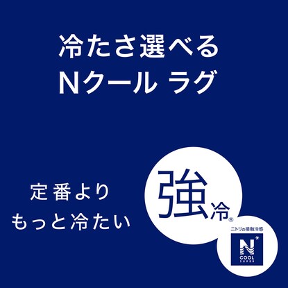 極厚30ｍｍ「強」接触冷感 洗えるラグ(NクールSPフックラGY s185X185) [5]