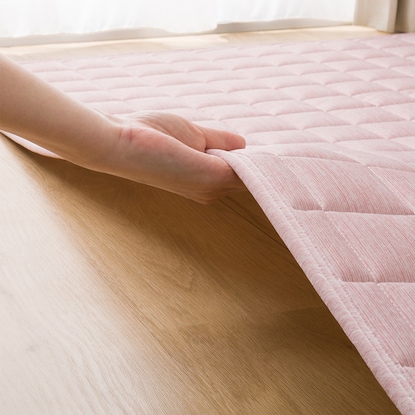 洗える接触冷感キルトラグ(Nクールキルトn RO 185X185 TC23) [2]