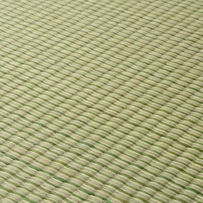 つなぎ目がつまづきにくいユニットタタミ。(2枚セット グリーン) [2]