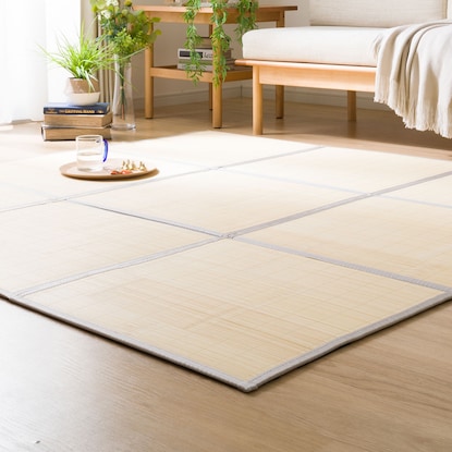 竹ラグ(ppr 180X180 NA s)