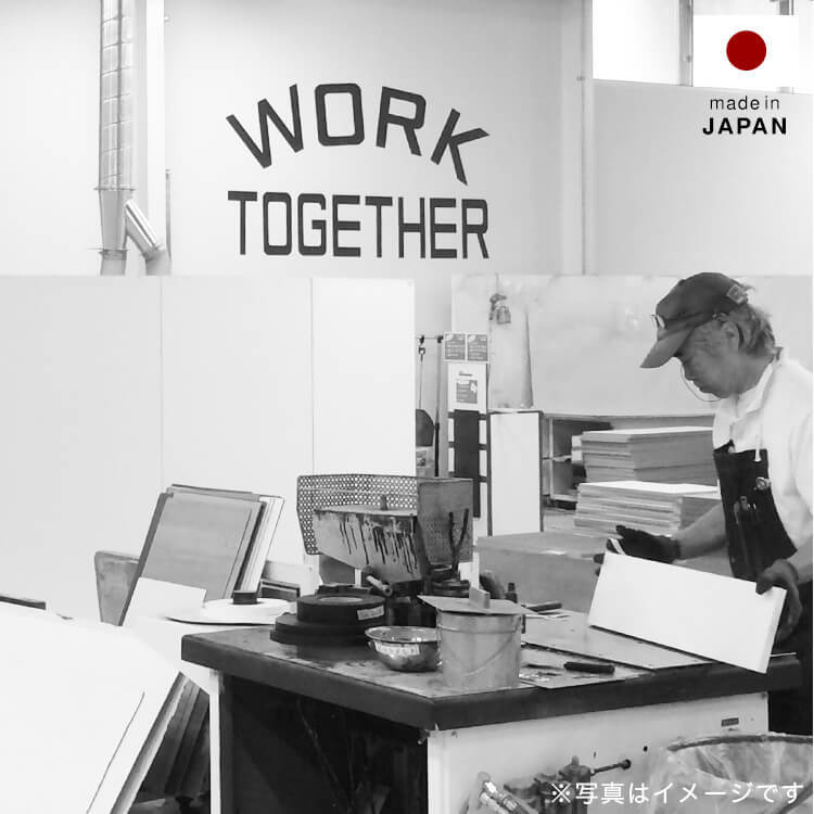 [幅110] ドレッサーデスク ミラー セット 日本製 正方形 長方形 木目 スリム [3]