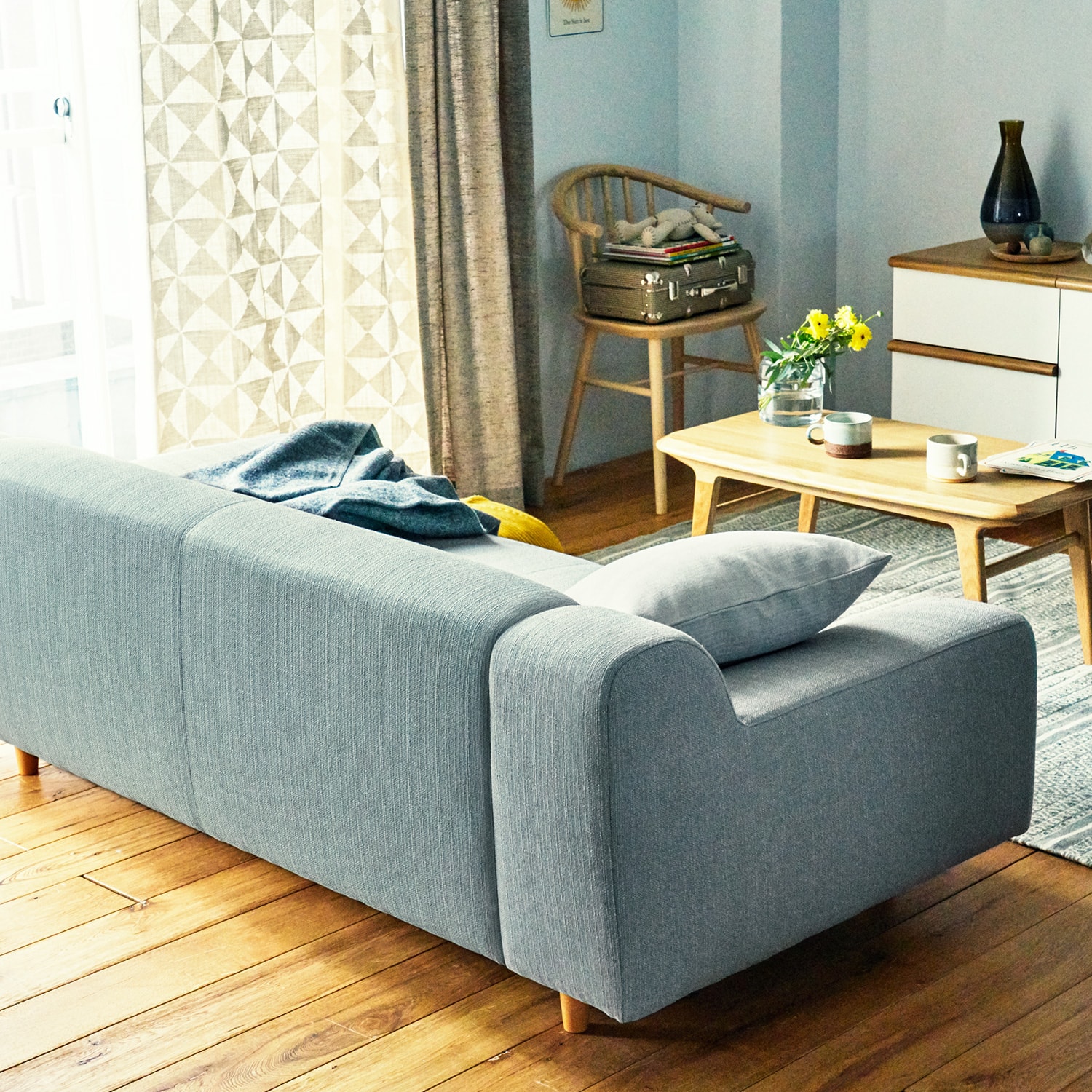 [IDEE]PLAISIR SOFA BLUE GRAY [3]