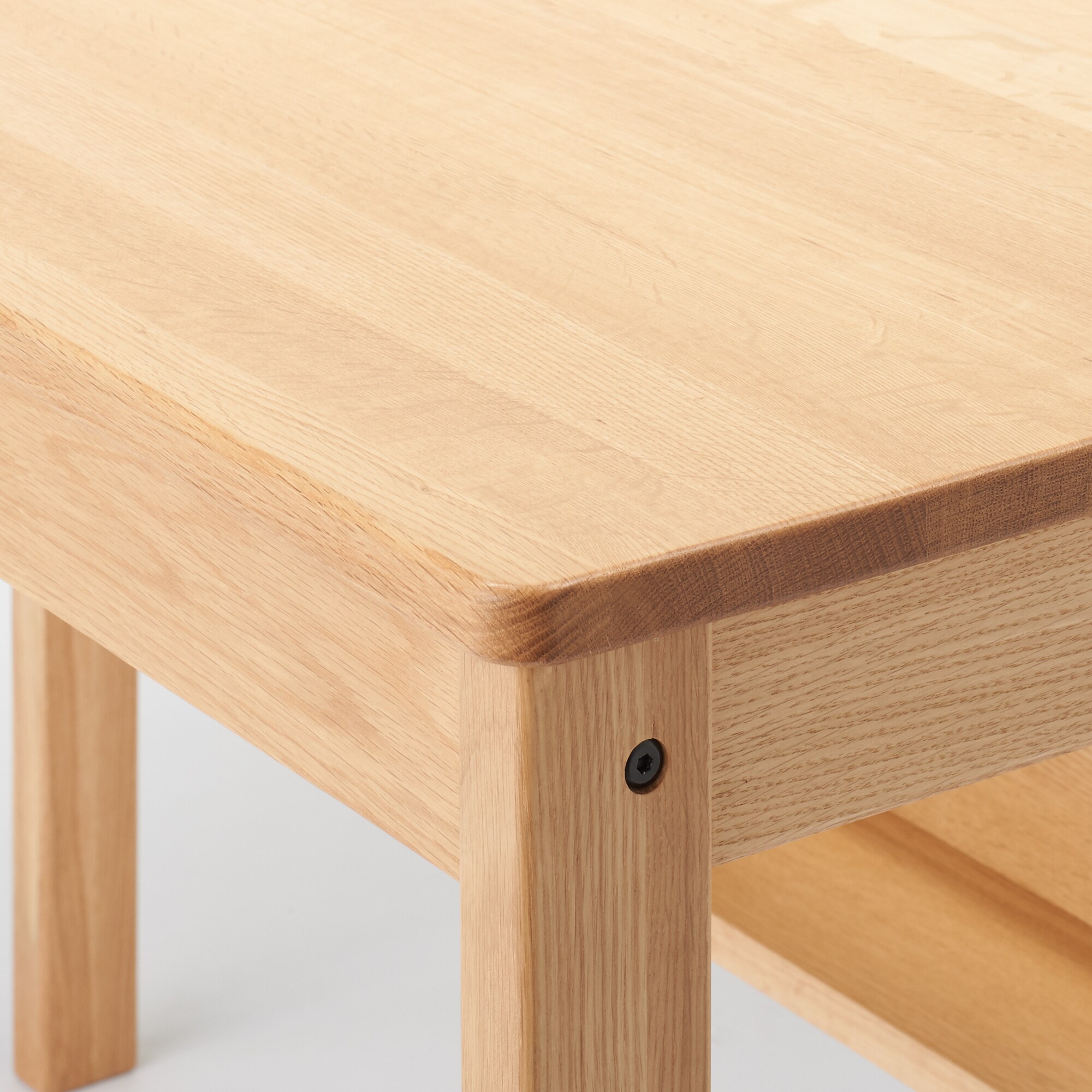 オーク無垢材デスク キャビネットセット [3]