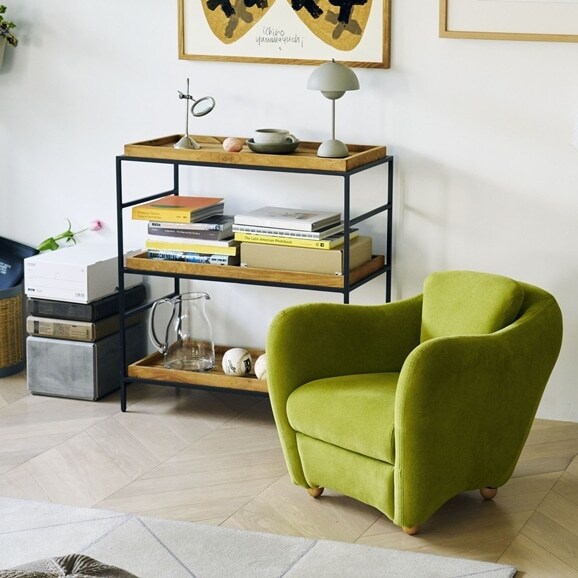 [IDEE]MINI MILLER ARM CHAIR GREEN [4]