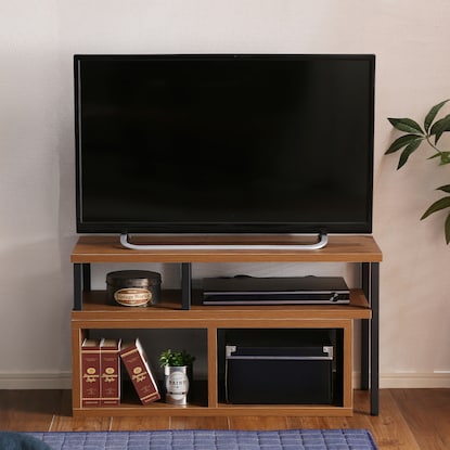 ヴィンテージテイストの伸長式テレビ台(ローボード75-135cm WAL） [3]