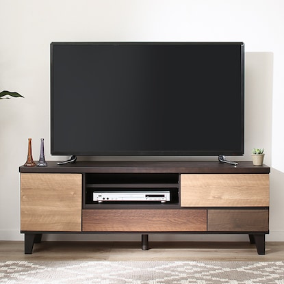 テレビ台(ローボードランダム140 LB DBR) [2]