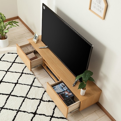 テレビ台(ローボードレシェンテ 150LB LBR) [4]