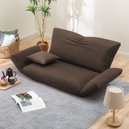 布張りカジュアルソファ(Nクラウン DBR) [3]