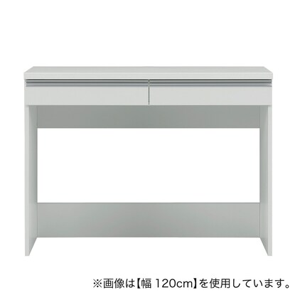 すっきり片付くオープン収納カウンター (幅90cm WH) [3]