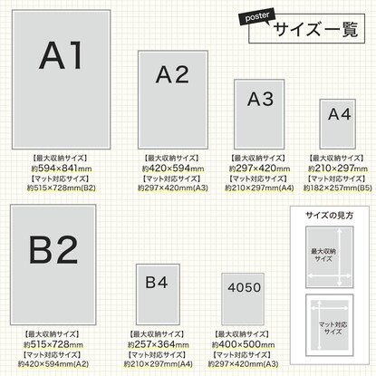 A4サイズポスターフレーム マット付N3(ダークブラウン) [4]