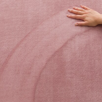 【デコホーム商品】10mmウレタン入り保温+吸湿発熱+蓄熱ラグ（NウォームnsDA01 RO 185X185） [3]