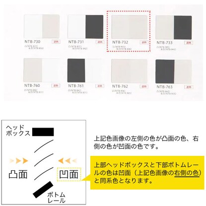 NTブラインド25コード/遮熱(NTB-732/幅181-200cm/丈121-140cm) [4]