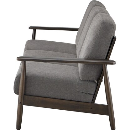 3人用布張りソファ(IG01 DGY/DBR) [3]