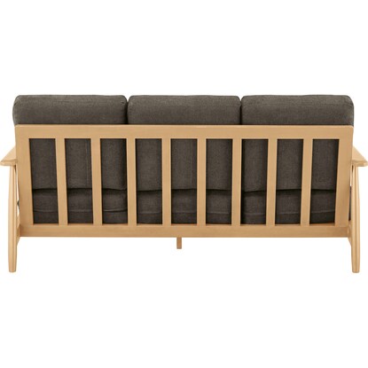 3人用布張りソファ(IG01 DMO/LBR) [4]