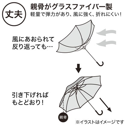 こども用傘(バイカラー 58cm RO) [3]