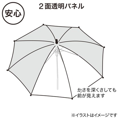 こども用傘(バイカラー 58cm RO) [4]