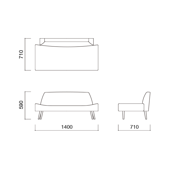 [IDEE]AO SOFA (2) CHARCOAL [4]