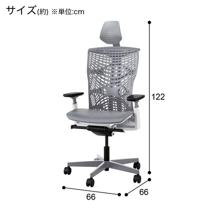 オフィスチェア(OC904HR GY) [3]
