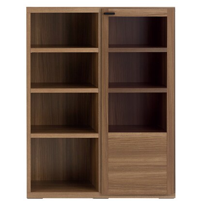 木製書庫(両開きガラス戸 SHELF GFD-90 WN) [2]