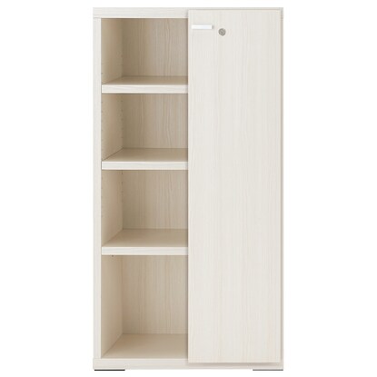 木製書庫(両開き板戸 鍵付 SHELF KFS-60 WW) [2]