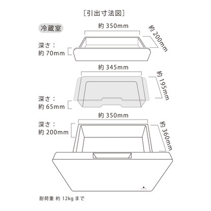 スマートサイドテーブル(冷蔵庫付き ブラック)延長保証付き [4]