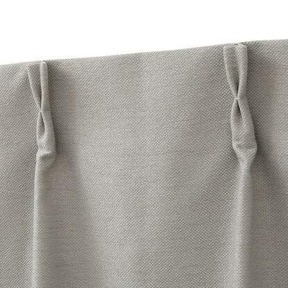 遮光1級・遮熱・遮音・156サイズカーテン　グレー(GY 200×235×1) [4]