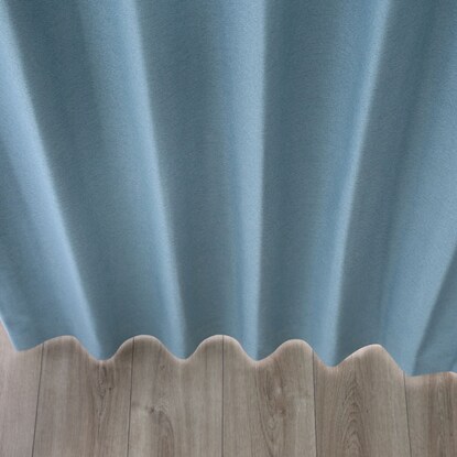 遮光1級・遮熱・遮音・156サイズカーテン　ターコイズブルー(TBL 200×190×1) [3]
