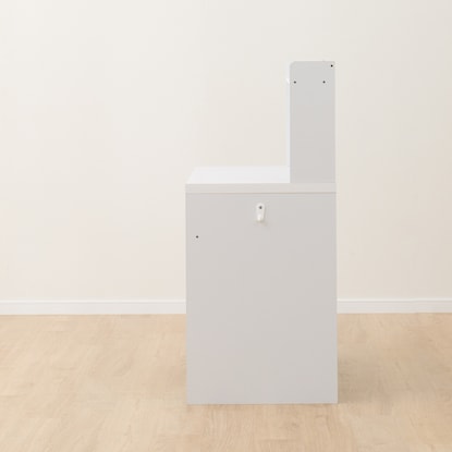 コンパクトデスク+上棚セット(ES23 WH/PU) [5]