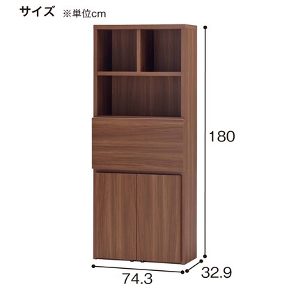 ライティングデスク(ラチス HDD-75D WN) [4]