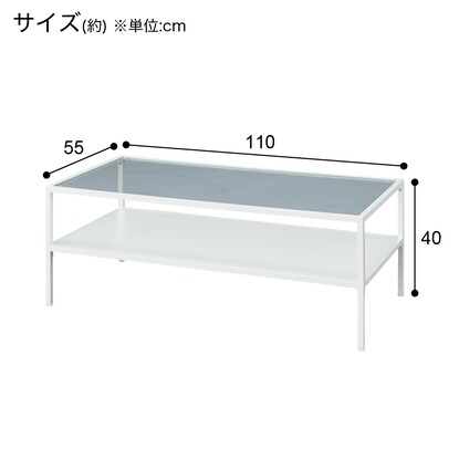 センターテーブル(LH01 110 TP WH) [5]